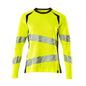 T-shirt, lange mouw, damesfit t-shirt