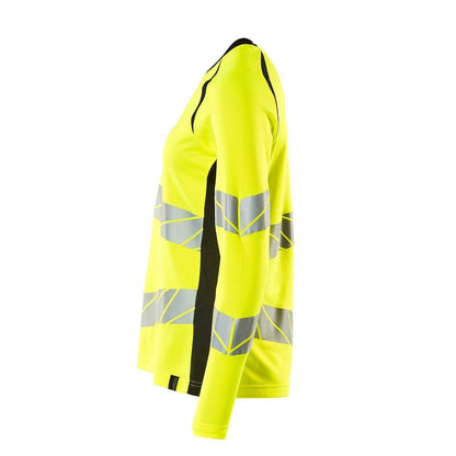 T-shirt, lange mouw, damesfit t-shirt