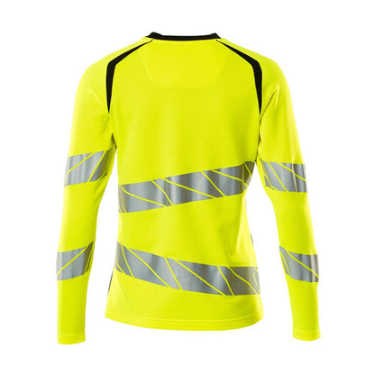 T-shirt, lange mouw, damesfit t-shirt