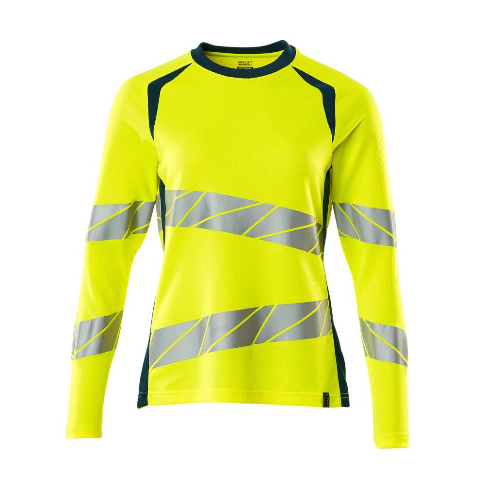 T-shirt, lange mouw, damesfit t-shirt