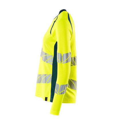 T-shirt, lange mouw, damesfit t-shirt