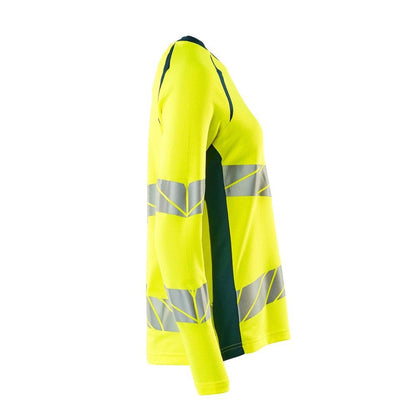 T-shirt, lange mouw, damesfit t-shirt