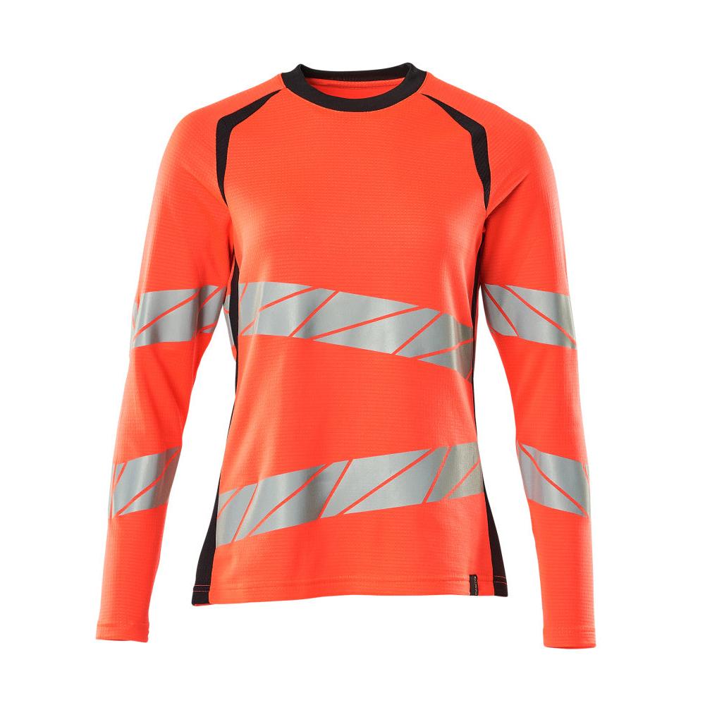 T-shirt, lange mouw, damesfit t-shirt