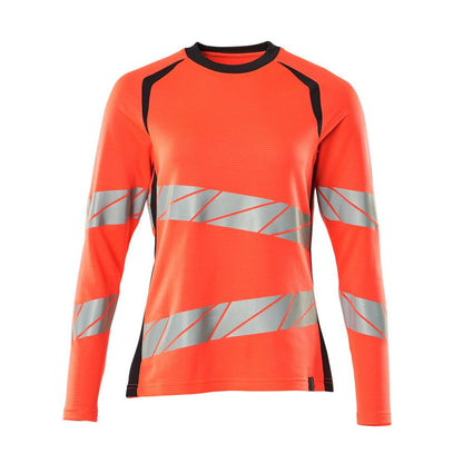 T-shirt, lange mouw, damesfit t-shirt