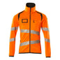 Fleece trui met microfleece jack met ritssluiting