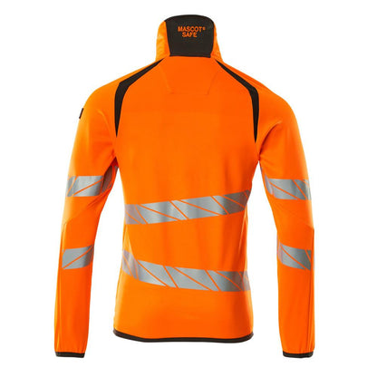 Fleece trui met microfleece jack met ritssluiting
