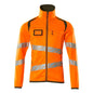 Fleece trui met microfleece jack met ritssluiting