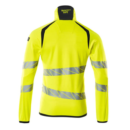 Fleece trui met microfleece jack met ritssluiting