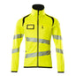Fleece trui met microfleece jack met ritssluiting