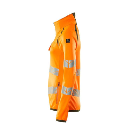 Fleece trui met ritssluiting, dames microfleece jack Multisafe