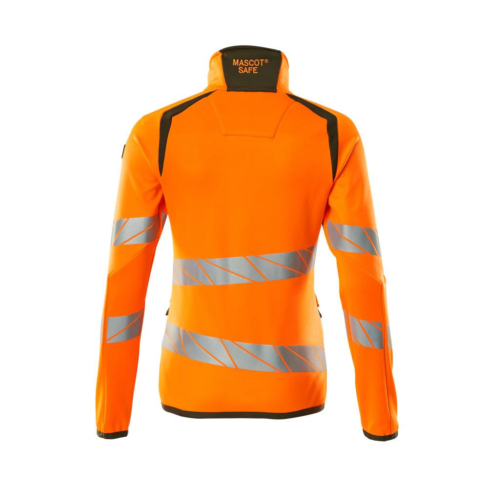 Fleece trui met ritssluiting, dames microfleece jack Multisafe