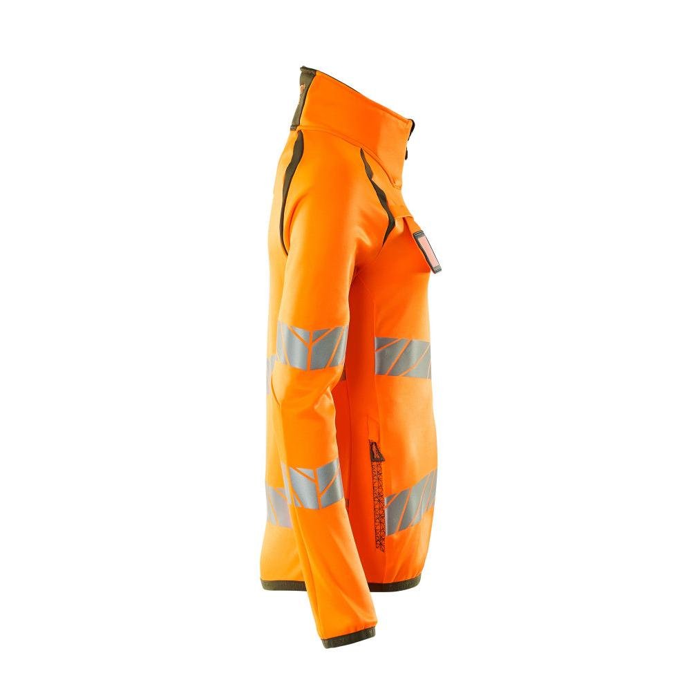 Fleece trui met ritssluiting, dames microfleece jack Multisafe