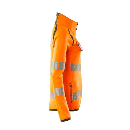 Fleece trui met ritssluiting, dames microfleece jack Multisafe
