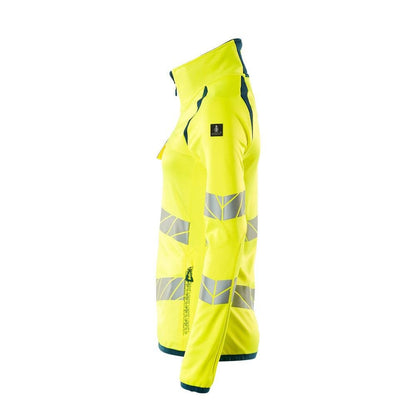 Fleece trui met ritssluiting, dames microfleece jack Multisafe
