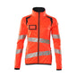 Fleece trui met ritssluiting, dames microfleece jack Multisafe