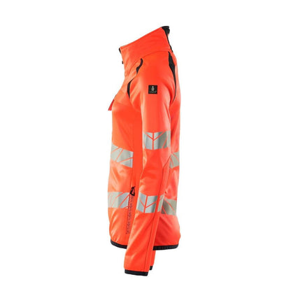 Fleece trui met ritssluiting, dames microfleece jack Multisafe