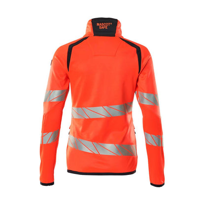 Fleece trui met ritssluiting, dames microfleece jack Multisafe