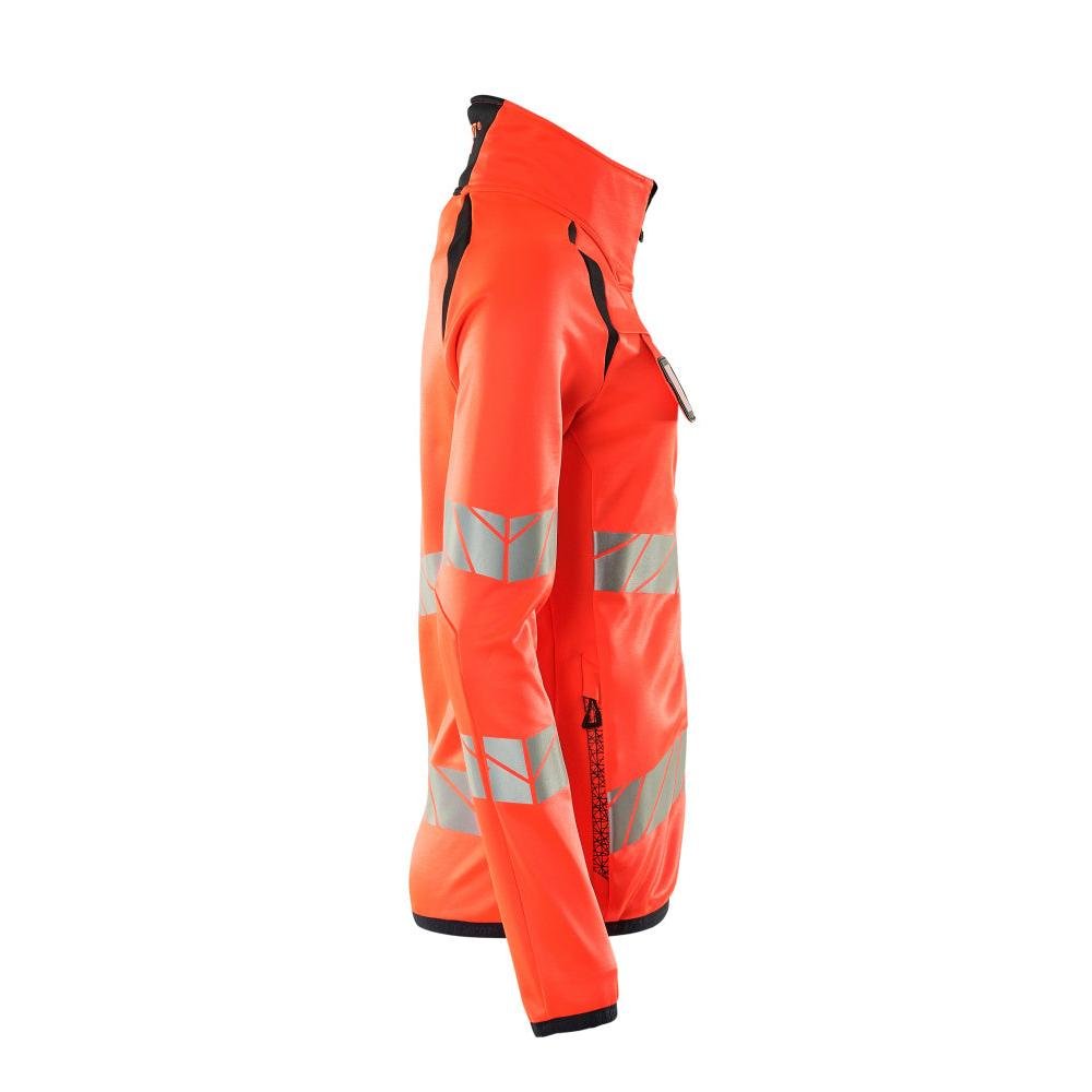 Fleece trui met ritssluiting, dames microfleece jack Multisafe