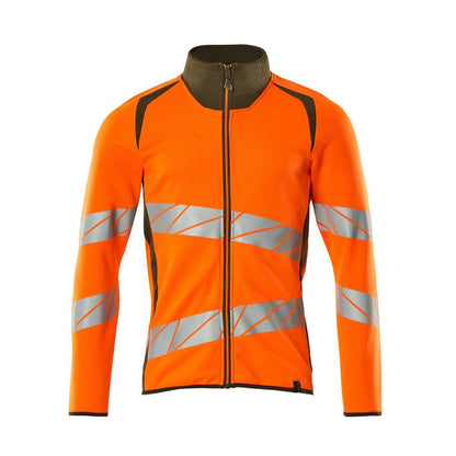 Sweatshirt met rits, modern fit sweatshirt met rits