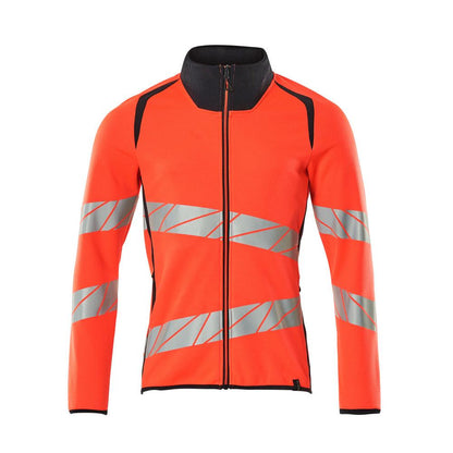 Sweatshirt met rits, modern fit sweatshirt met rits