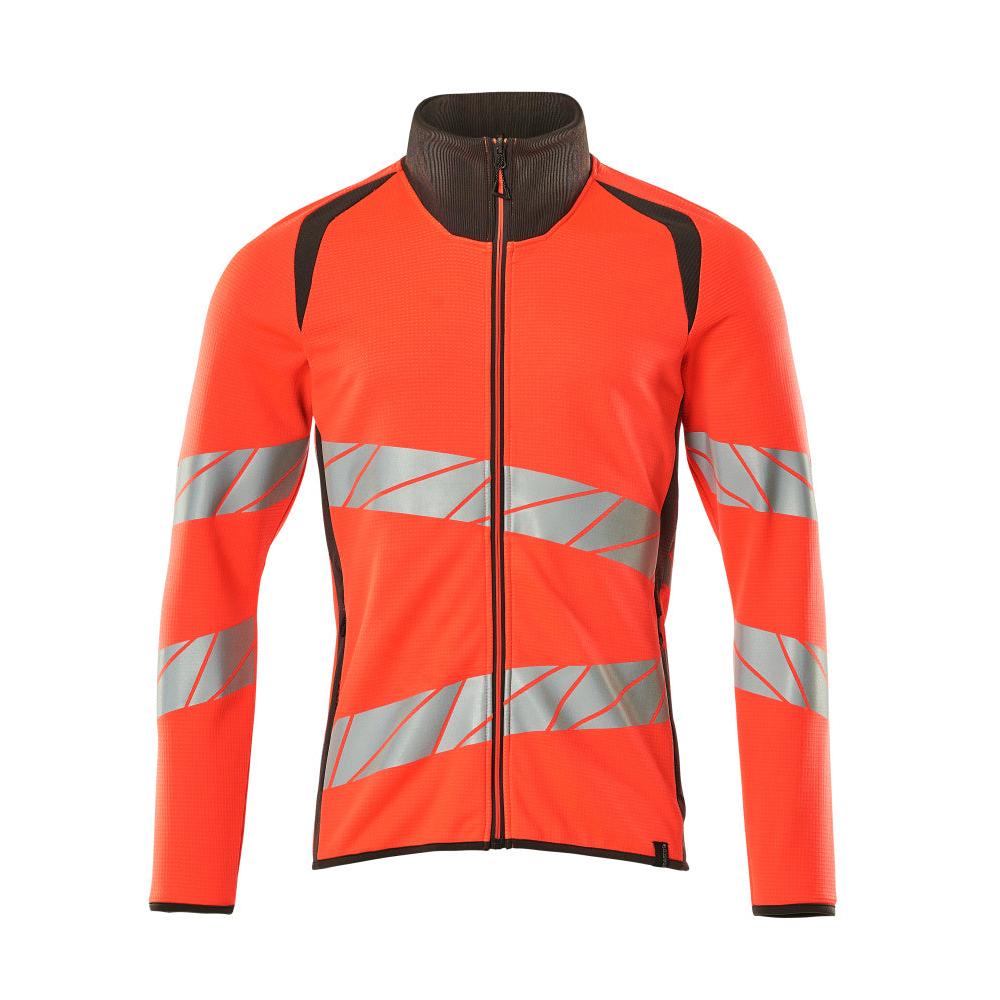 Sweatshirt met rits, modern fit sweatshirt met rits