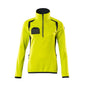 Fleecetrui met korte ritssluiting, microfleece damesjack