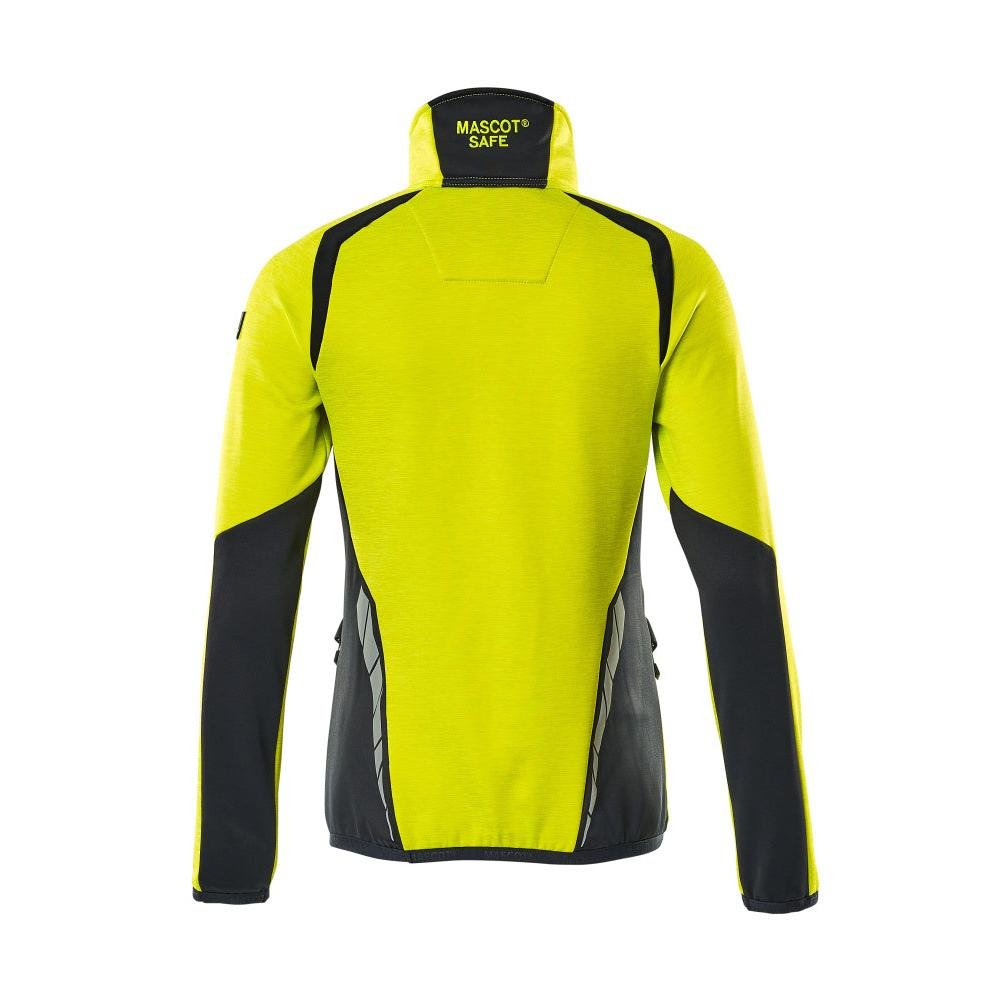 Fleecetrui met korte ritssluiting, microfleece damesjack