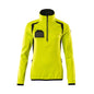 Fleecetrui met korte ritssluiting, microfleece damesjack