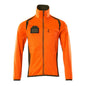 Fleece trui met microfleece jack met ritssluiting