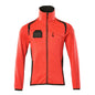 Fleece trui met microfleece jack met ritssluiting
