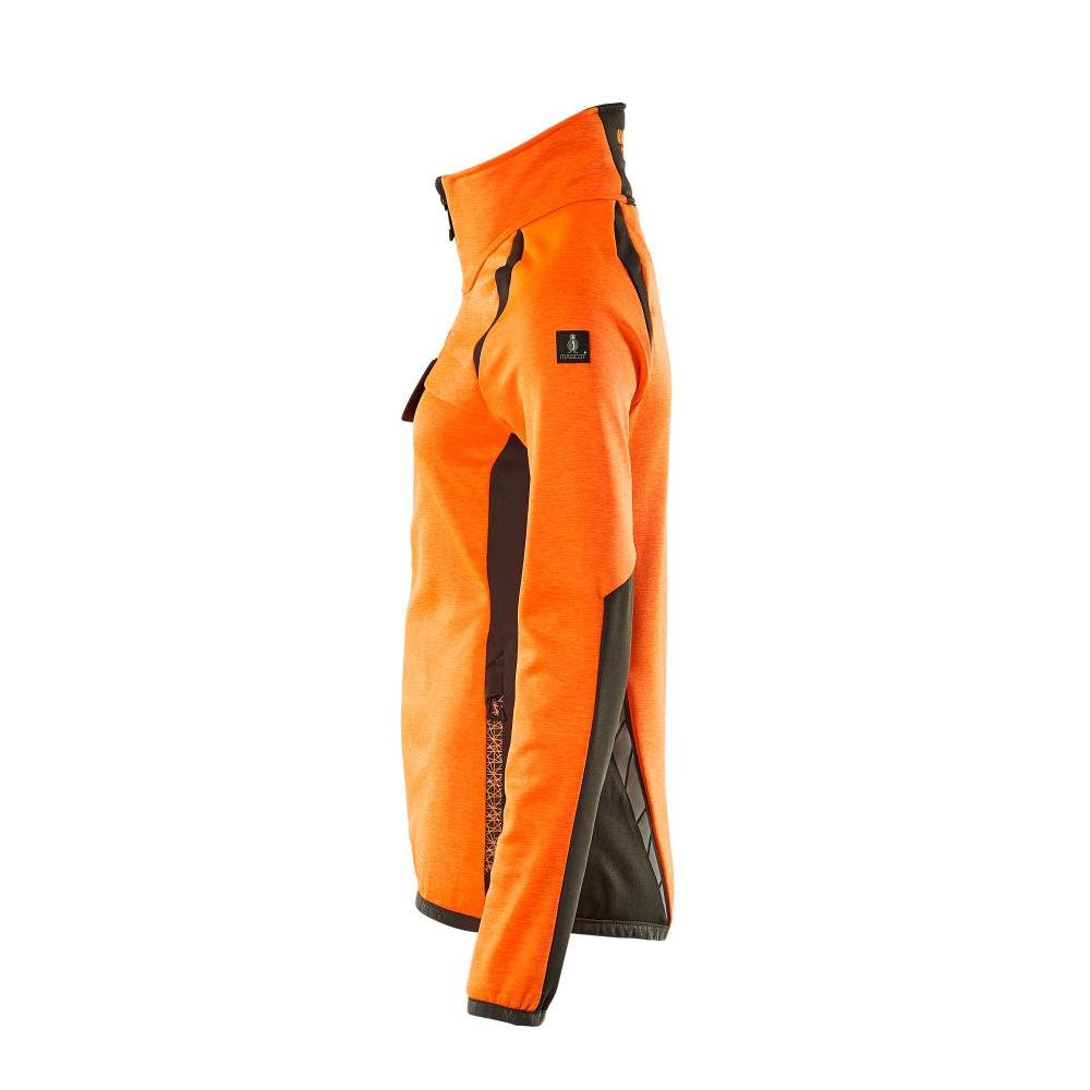 Fleecetrui met ritssluiting, microfleece damesjack
