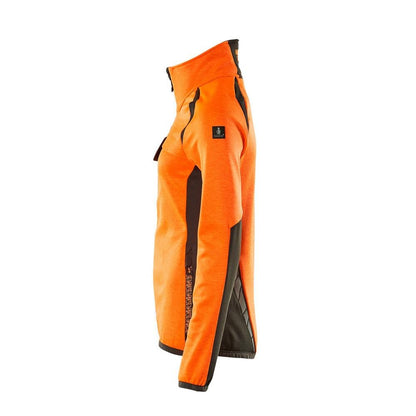 Fleecetrui met ritssluiting, microfleece damesjack
