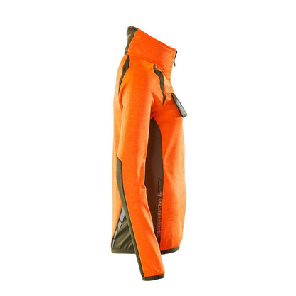 Fleecetrui met ritssluiting, microfleece damesjack