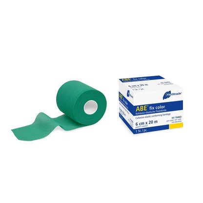 ABE® fix color zeer elastische fixeerzwachtel, 6 cm x 20 m