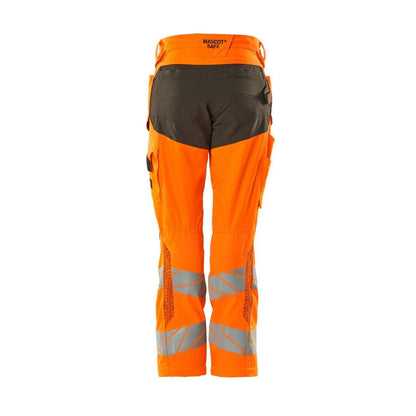 Broeken, dames, DIAMOND, kniezakken, stretchbroeken