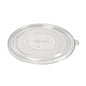 De deksel Karton Ronda WIDE+ rPET Transparant 900/1300 ml van Duni GmbH is een heldere, ronde rPET-deksel met een klein lipje en "BioPak"-opdruk, ontworpen voor wegwerp voedselverpakkingen. Afmetingen: 200x190x10 mm. Verpakking met 50 stuks.