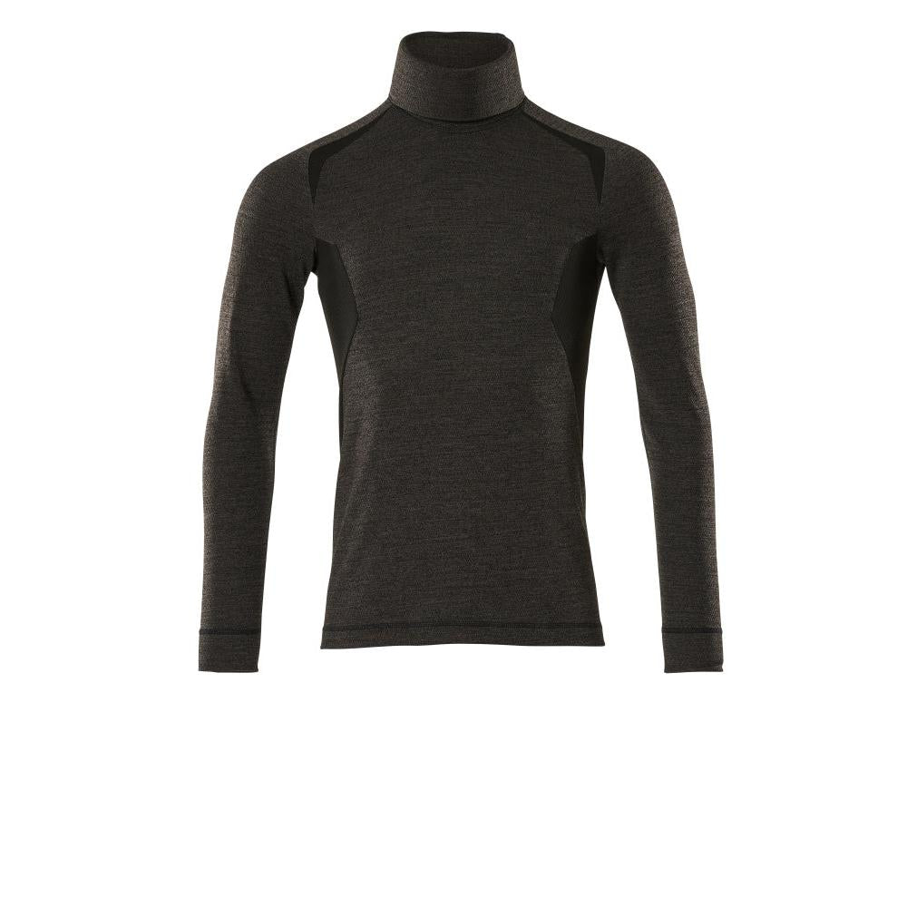 Functioneel ondershirt, lichtgewicht functioneel ondershirt, donker antraciet/zwart