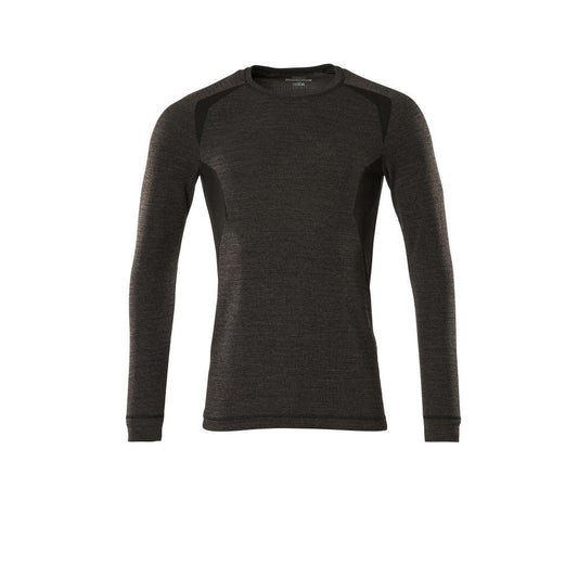 Functioneel ondershirt, lichtgewicht functioneel ondershirt, donker antraciet/zwart