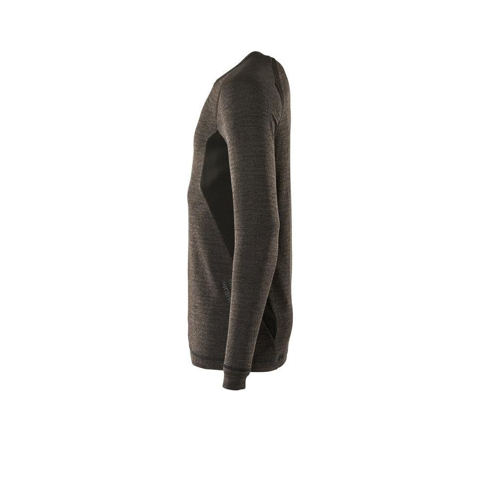 Functioneel ondershirt, lichtgewicht functioneel ondershirt, donker antraciet/zwart