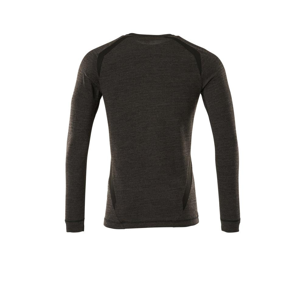 Functioneel ondershirt, lichtgewicht functioneel ondershirt, donker antraciet/zwart