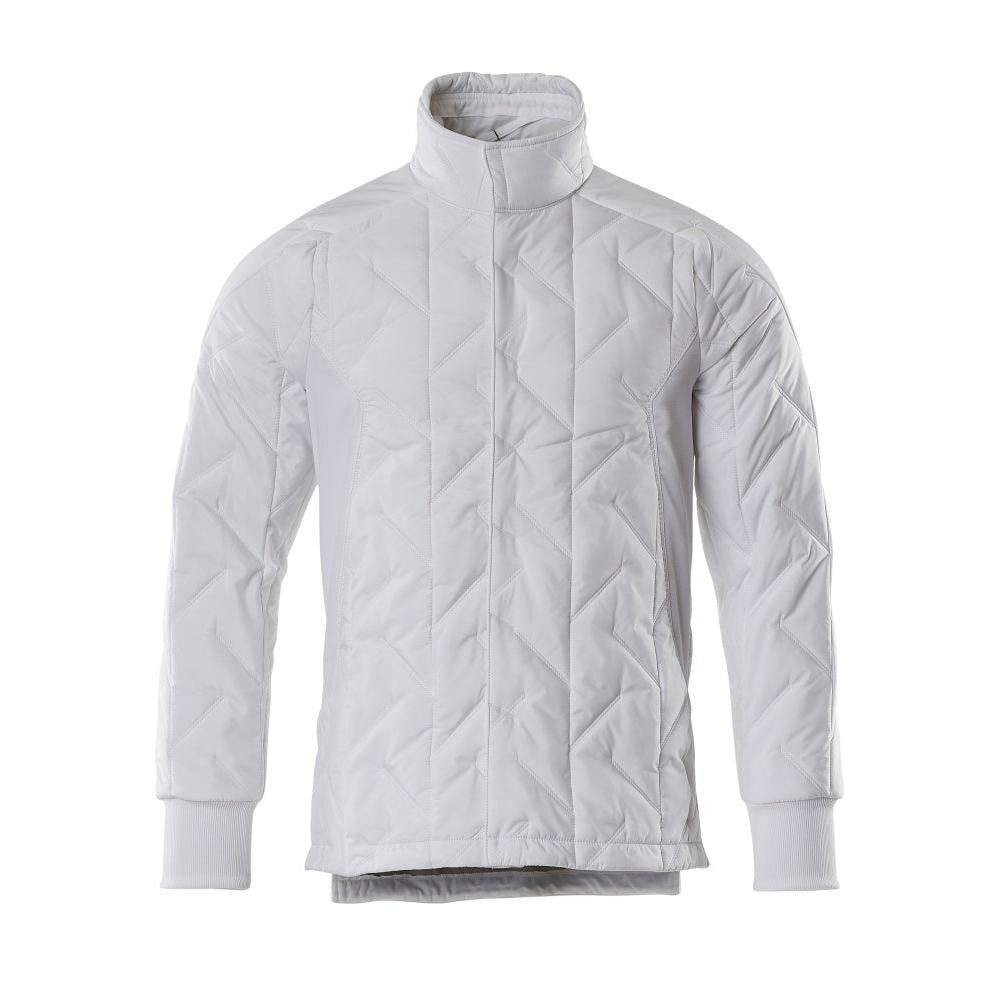 Thermische jas, stretch inzetstukken Thermojas, wit