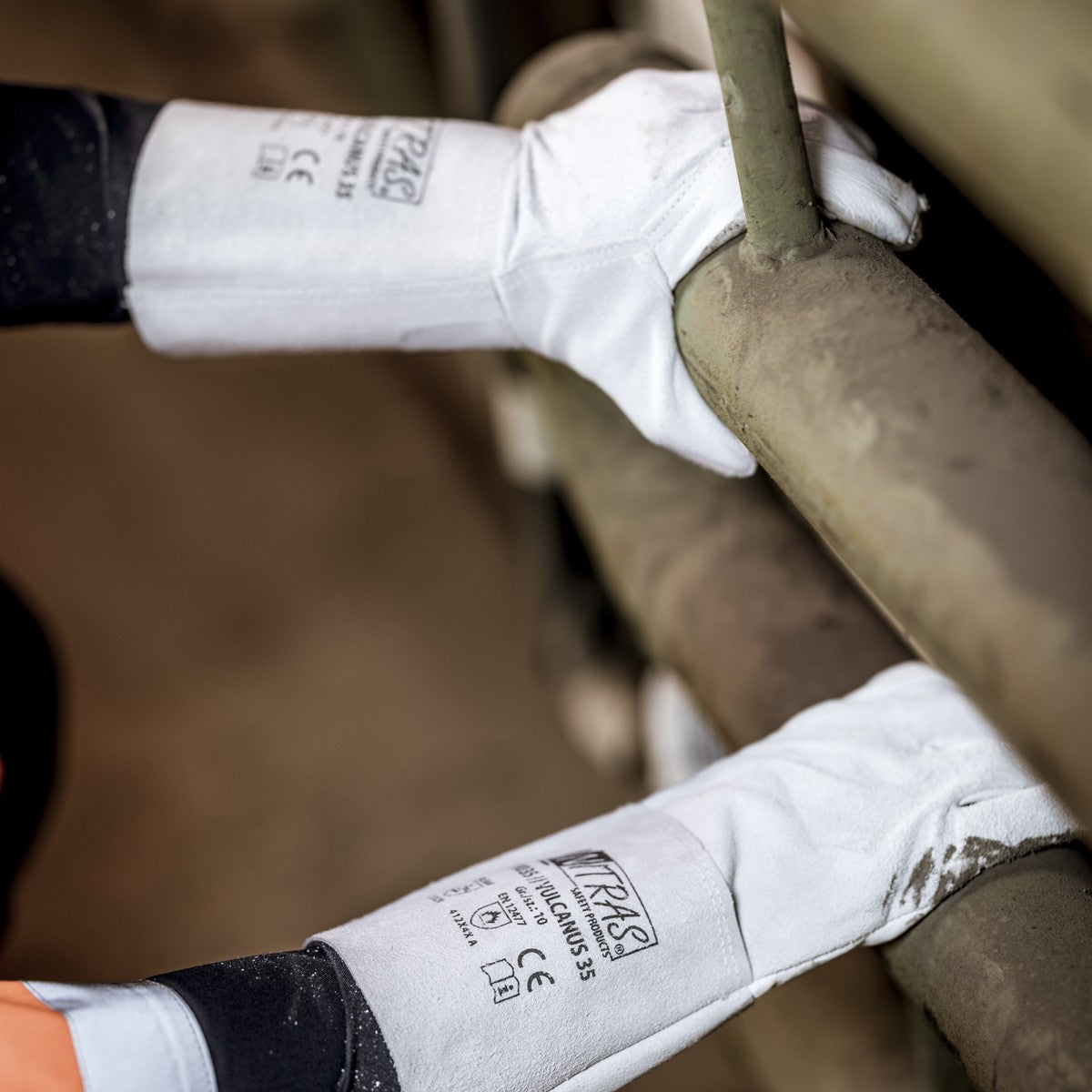 NITRAS VULCANUS 35, lashandschoenen, grijs