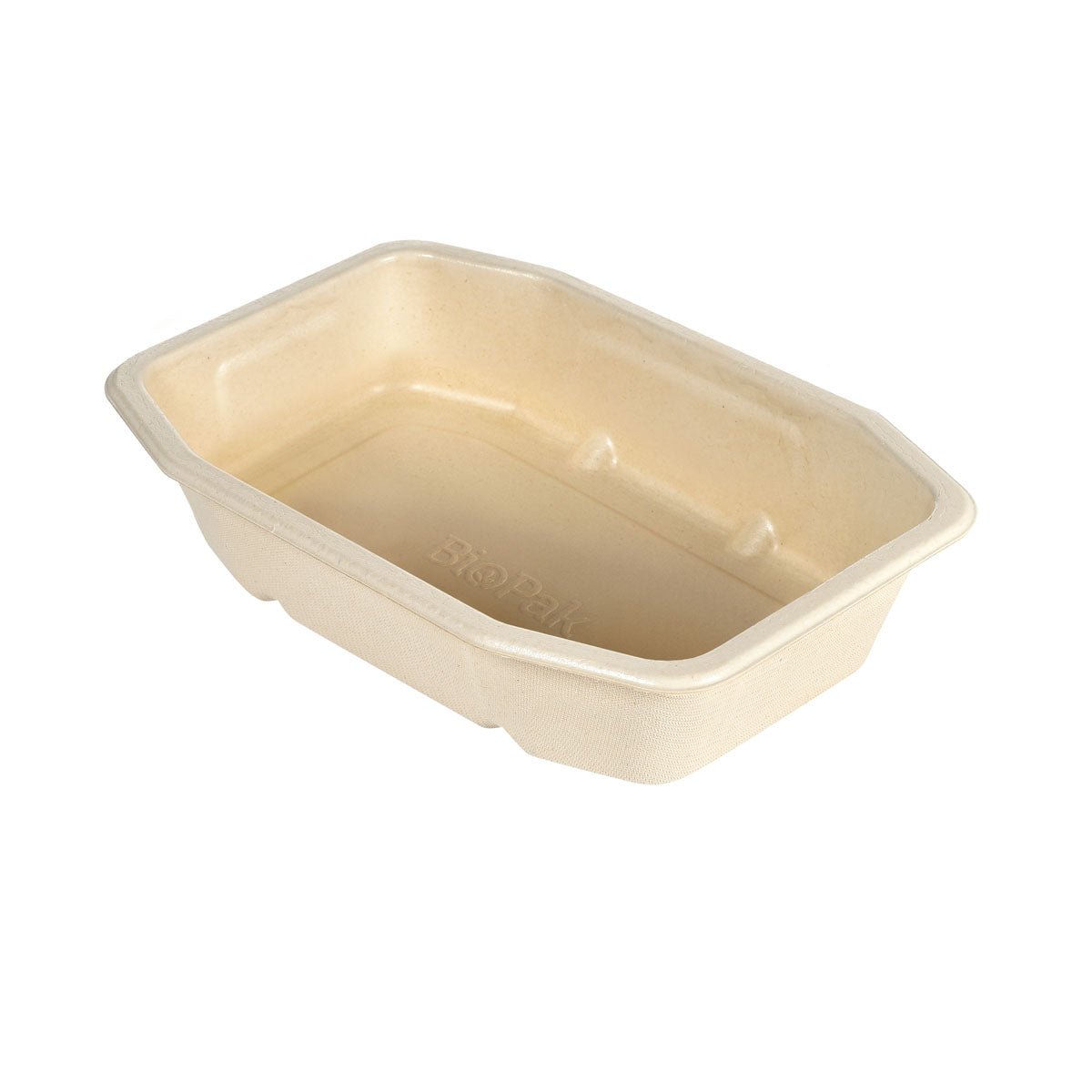 De HMR Fibretray/PE 1-comp (215x148x40 mm) van Duni GmbH is een bruine, gecoate bagasse-wegwerpschaal met verhoogde randen - composteerbaar, duurzaam en ideaal voor milieuvriendelijk genot. Verpakking: 320 stuks.