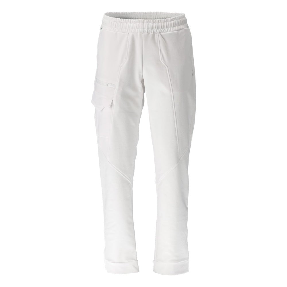 Broek, dijbeenzakken, ULTIMATE STRETCH broek, wit