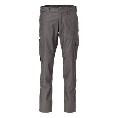 Broek met dijbeenzakken, broek katoen+, donker antraciet