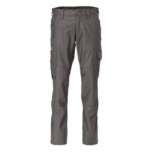 Broek met dijbeenzakken, broek katoen+, donker antraciet