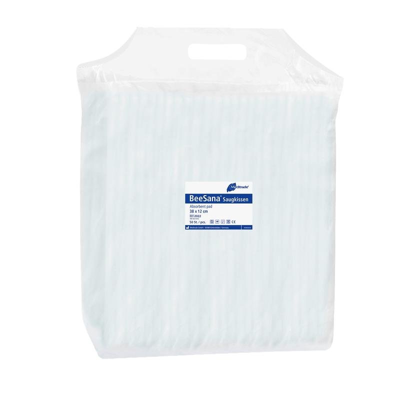 BeeSana® absorberend kussen, 12 x 38 cm | Karton (8 pakken)