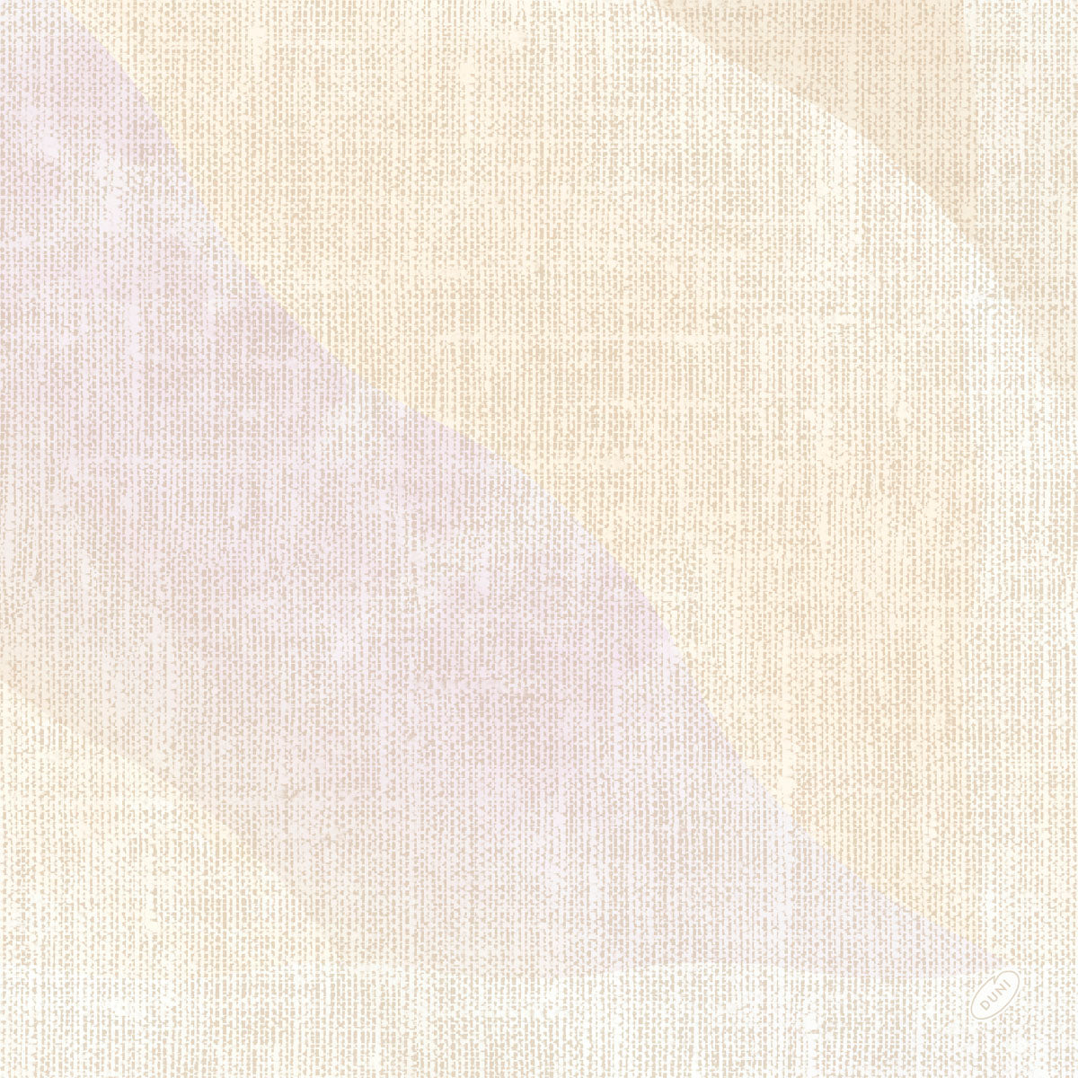 Weicher beigefarbener, strukturierter Hintergrund mit subtilen, gewellten Formen in Hellviolett und Creme, die an Leinen erinnern - perfekt für Duni GmbH Dunisoft-Servietten 40 x 40 cm 1/4 Falz-Designs.