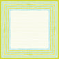 De Dunicel middellange deken 84x84 cm Elise Stripes van Duni GmbH heeft een crèmekleurig midden, omlijst door blauwe, groene en gele strepen in handgetekende stijl. Deze hoogwaardige tafellaken (20-pack) brengt milieuvriendelijke charme op elke gedekte tafel.