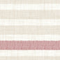 Die Dunilin Servietten 40x40 cm, Rigato Bordeaux von Duni GmbH haben einen weißen Hintergrund mit hellbeigen Querstreifen und einem kräftigen roten Punktstreifen im unteren Bereich. Packung mit 45 hochwertigen Servietten - ideal für eine stilvolle Tischdekoration.
